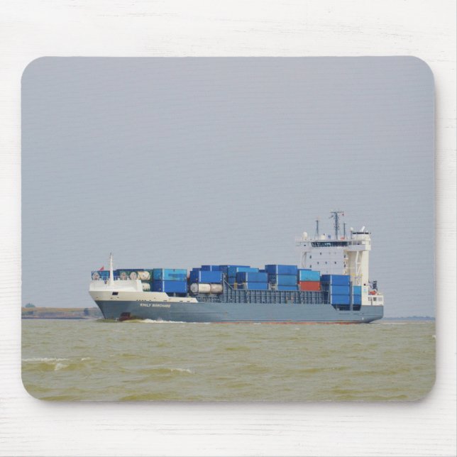 Containerschiff Emily Borchard Mousepad (Vorne)
