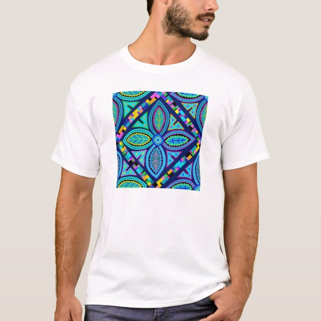 Contemporary Granny Square Flower T-Shirt (Vorderseite)
