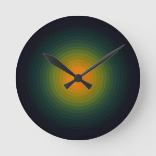 Contemporary  runde wanduhr