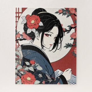 Contemporary ukiyoe, Kimono beauty Puzzle