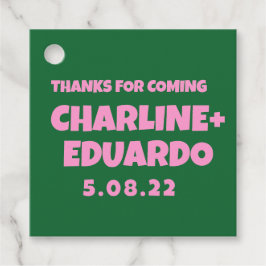 ContemporaryHandwriting Retro Wedding Welcome Sign Geschenkanhänger