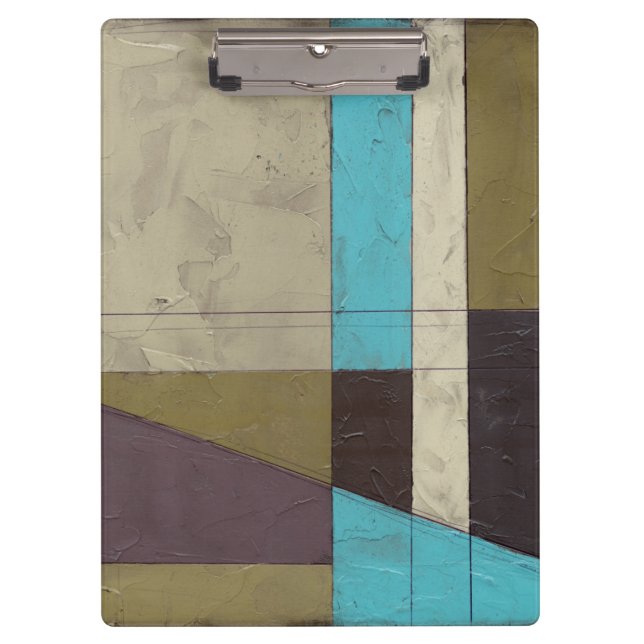 Contemporay Minimalistische Malerei mit tiefer Klemmbrett (Vorderseite)