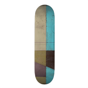 Contemporay Minimalistische Malerei mit tiefer Skateboard