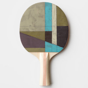 Contemporay Minimalistische Malerei mit tiefer Tischtennis Schläger