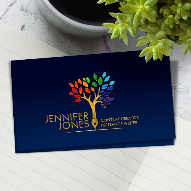 Content Creator - Copywriter - Freelance Writer Visitenkarte (Von Creator hochgeladen)