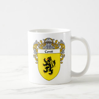 Conti Wappen (überzogen) Kaffeetasse