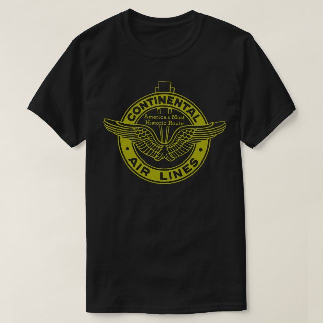 Continental Airlines 1 T-Shirt (Design vorne)