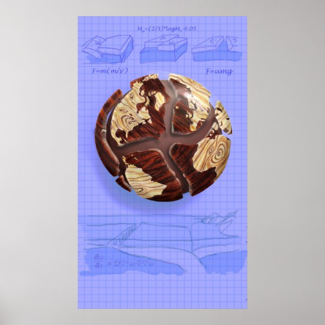 Continental Drift Poster (Vorne)