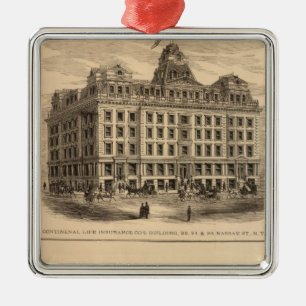 Continental Life Insurance Company Silbernes Ornament