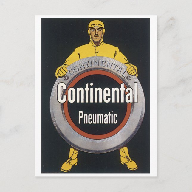 Continental Pneumatic Postkarte (Vorderseite)