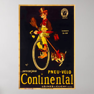 Continental Tyres Paris 1900 POSTERDRUCK A5-A1 Poster