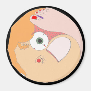 "Contortion" Mandala Magnet