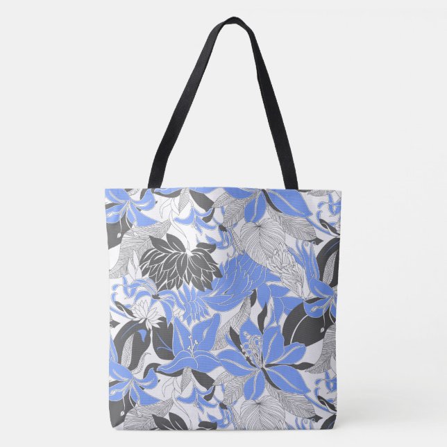 Contour Hawaii Tropical Lily and Protea Beach Bag (Vorderseite)
