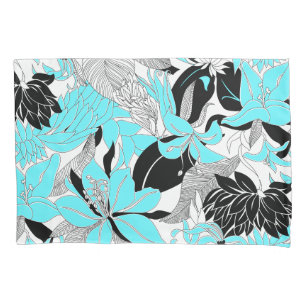 Contour Hawaii Tropical Lily and Protea Floral Kissenbezug