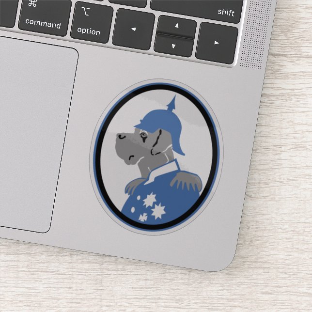 Contour Sticker Great Dane (Detail)