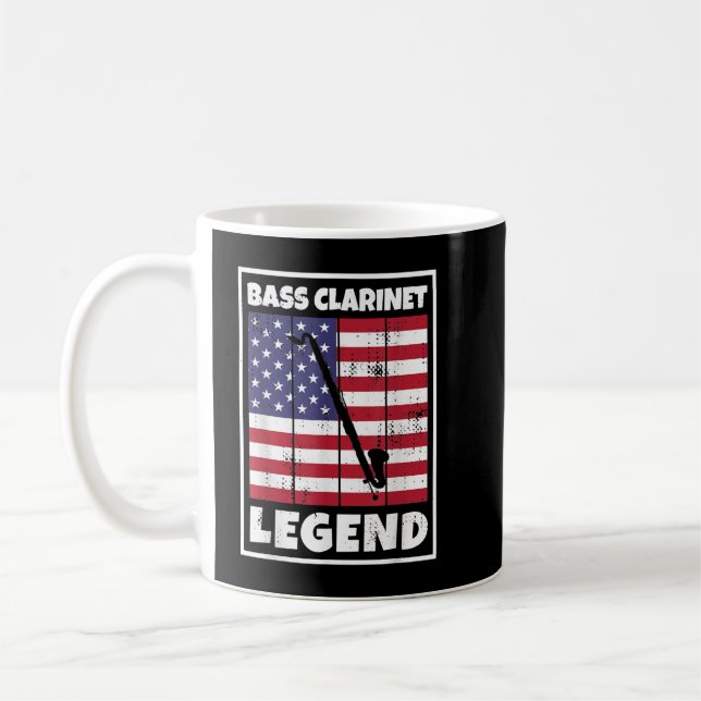 Contrabass Clarinetist USA Kaffeetasse (Links)