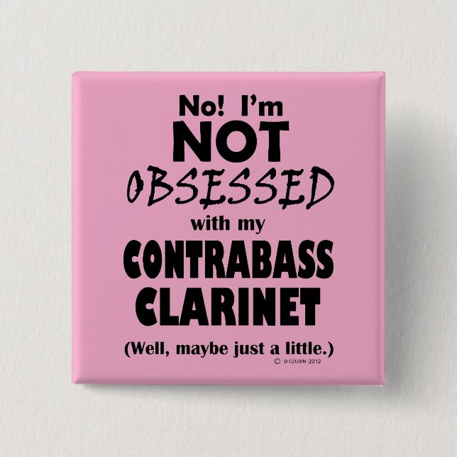 Contrabass-Klarinette Button (Vorderseite)