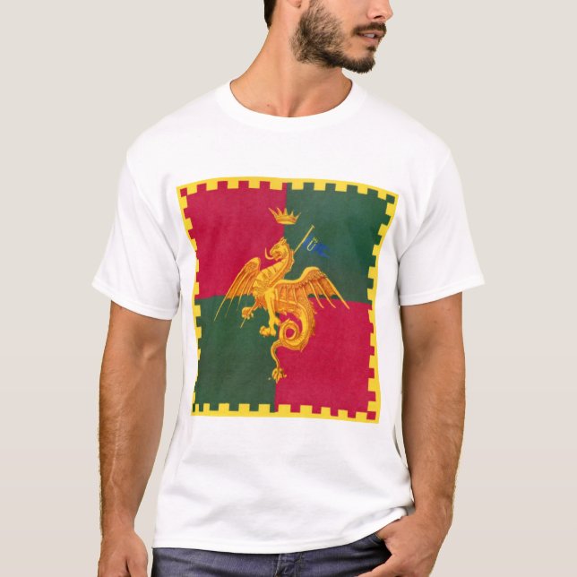 Contrada del Drago (Drache) Palio di Siena T-Shirt (Vorderseite)