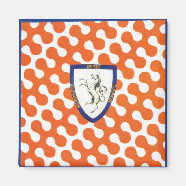 Contrada del Leocorno (Einhorn) Palio Magnet (Vorne)