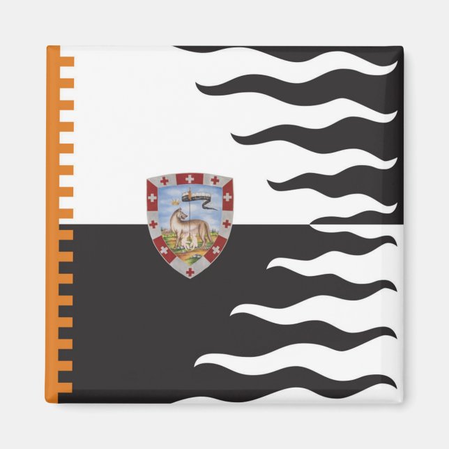 Contrada della Lupa (She-Wolf) Palio di Siena Magnet (Vorne)