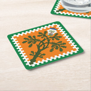 Contrada della Selva (Wald) Palio di Siena Rechteckiger Pappuntersetzer