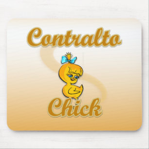 Contralto Chick Mousepad