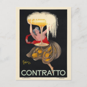 Contratto France Vintage Poster 1922 Postkarte