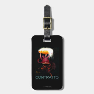 Contratto Vintage PosterEuropa Gepäckanhänger