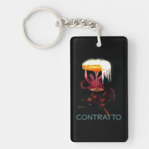 Contratto Vintage PosterEuropa Schlüsselanhänger