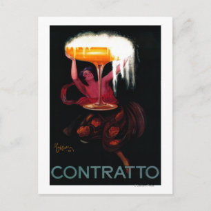 Contratto Vintage PosterEurope Postkarte