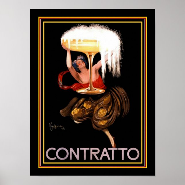 Contratto von Cappiello 12 x 16 Print Poster (Vorne)