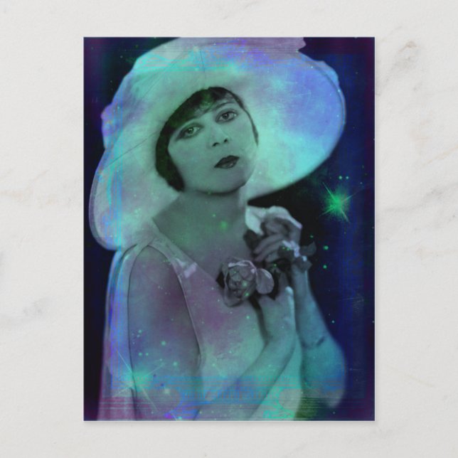 Contrella - Blue Green Dream Postcard Postkarte (Vorderseite)