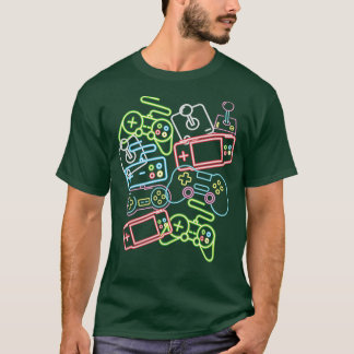 Control All The Things Video Game Controller 80's T-Shirt