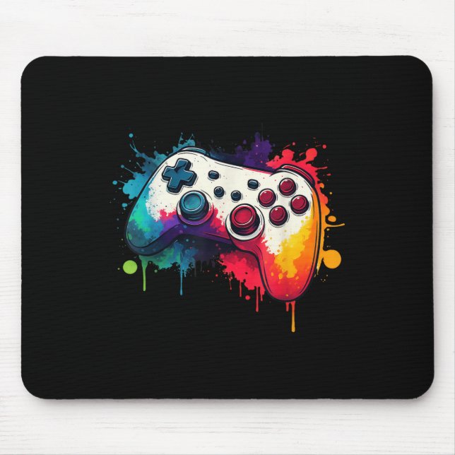 Control All The Things Video Game Controller Gamer Mousepad (Vorne)