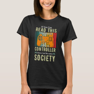 Controller Ablegen Zurück in die Gesellschaft   Ga T-Shirt