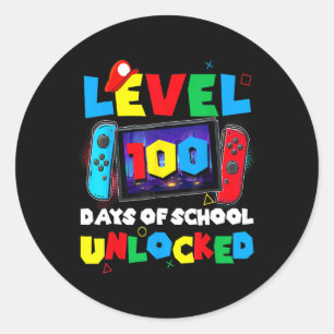 Controller-Game-Geschenke Stufe 100 Tage der Schul Runder Aufkleber