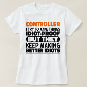 Controller Ich versuche Dinge zu Lustigen Sprüchen T-Shirt