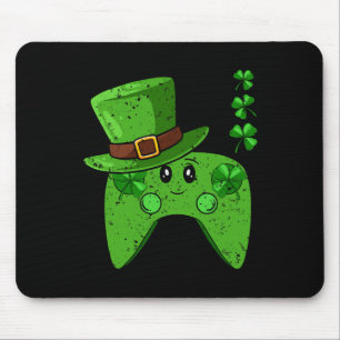 Controller Kleeblatt St Patricks Day Gaming Gamer Mousepad