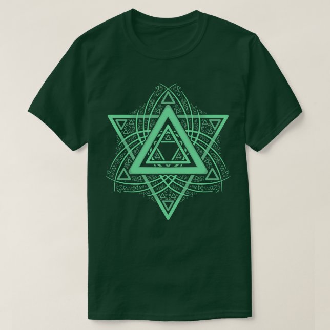 Controller Mandala Triangle T-Shirt (Design vorne)