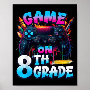 Controller Spiel Ein 8. Klasse Erster Schultag B Poster