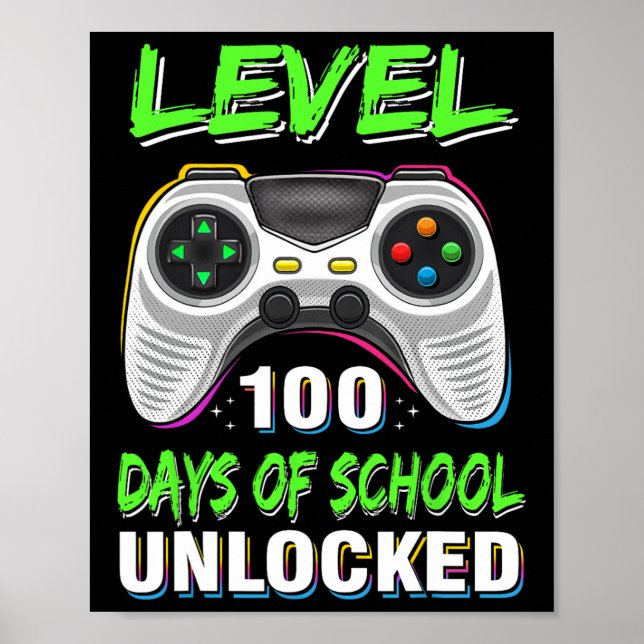 Controller-Stufe 100 Tage Schulfreigabe Poster (Vorne)