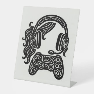 Controller-Totems Sockelschild