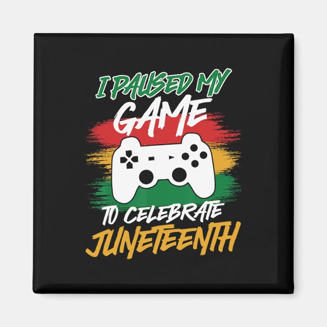 Controller Videospielkonsole pausierte mein Spiel  Magnet (Vorne)