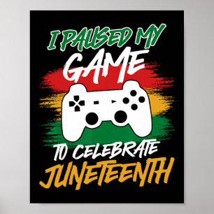 Controller Videospielkonsole pausierte mein Spiel  Poster