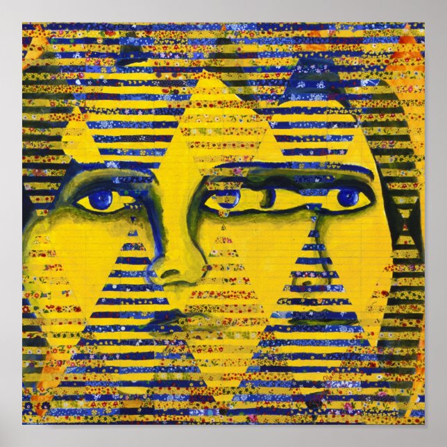 Conundrum II - Golden & Sapphire Goddess Poster (Vorne)