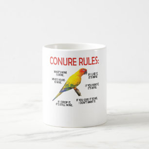 Conure Owner Conure Lover Parrot Bird Sun Conture Kaffeetasse