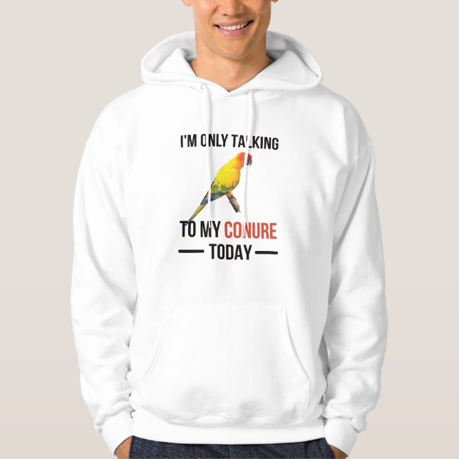 Conure Owner Geschenke Conure Lover Parrot Sonnens Hoodie (Vorderseite)