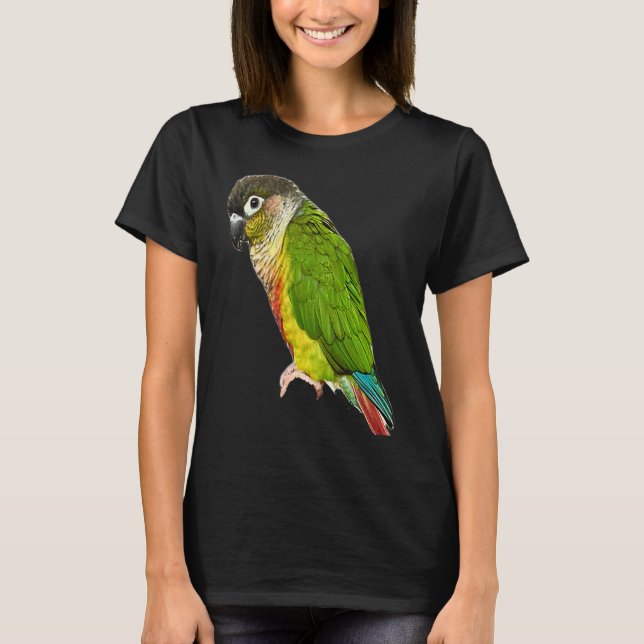 Conure Parrot Bird Green cheek Love for birds T-Shirt (Vorderseite)