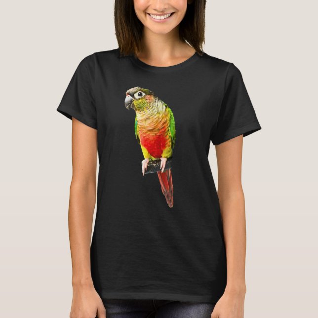 Conure Parrot Bird Green cheek Love for birds T-Shirt (Vorderseite)