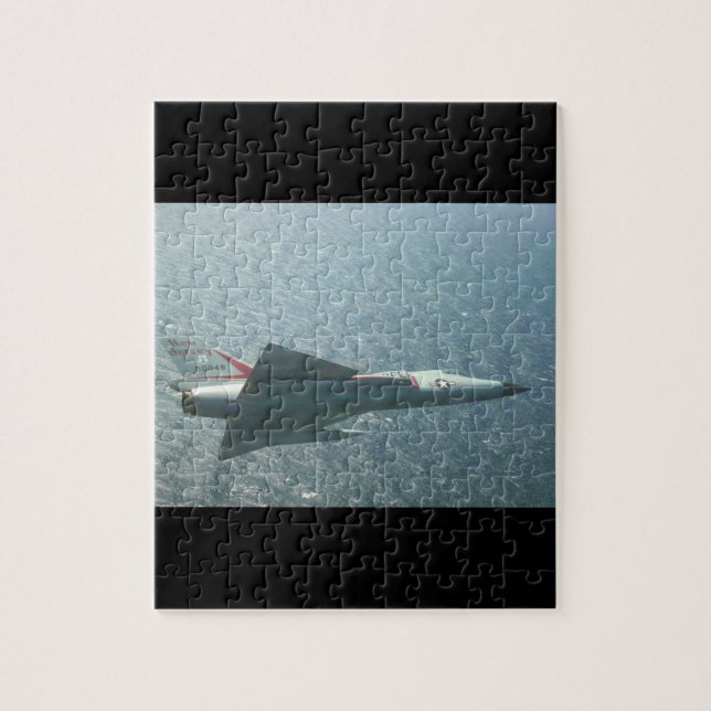 Convair F-106A DreiecksDart_Military Flugzeuge Puzzle (Vertikal)